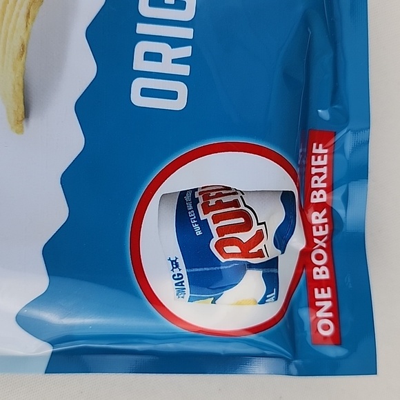 Ruffles 1 Pair Boxers + 2 Crew Sock Snack Aisle Original In Bag Size Med (31-33) - Picture 11 of 16